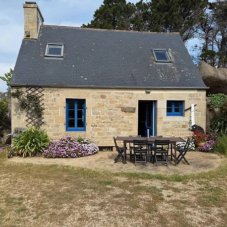 Maison Bretonne A 50m De La Avec Jardin, Wifi Et Velos - - Fr-1-368-27 Trégastel